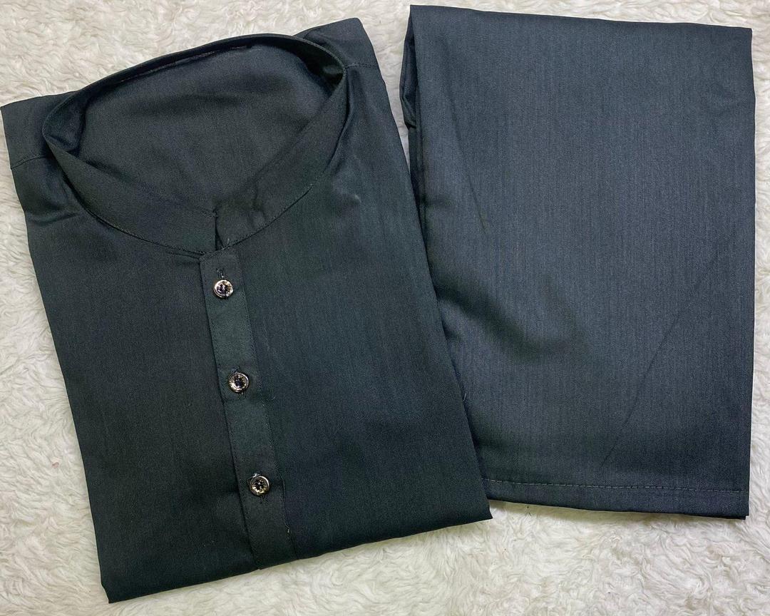 1 Pc Men’s Stitched Wash And Wear Plain Suit