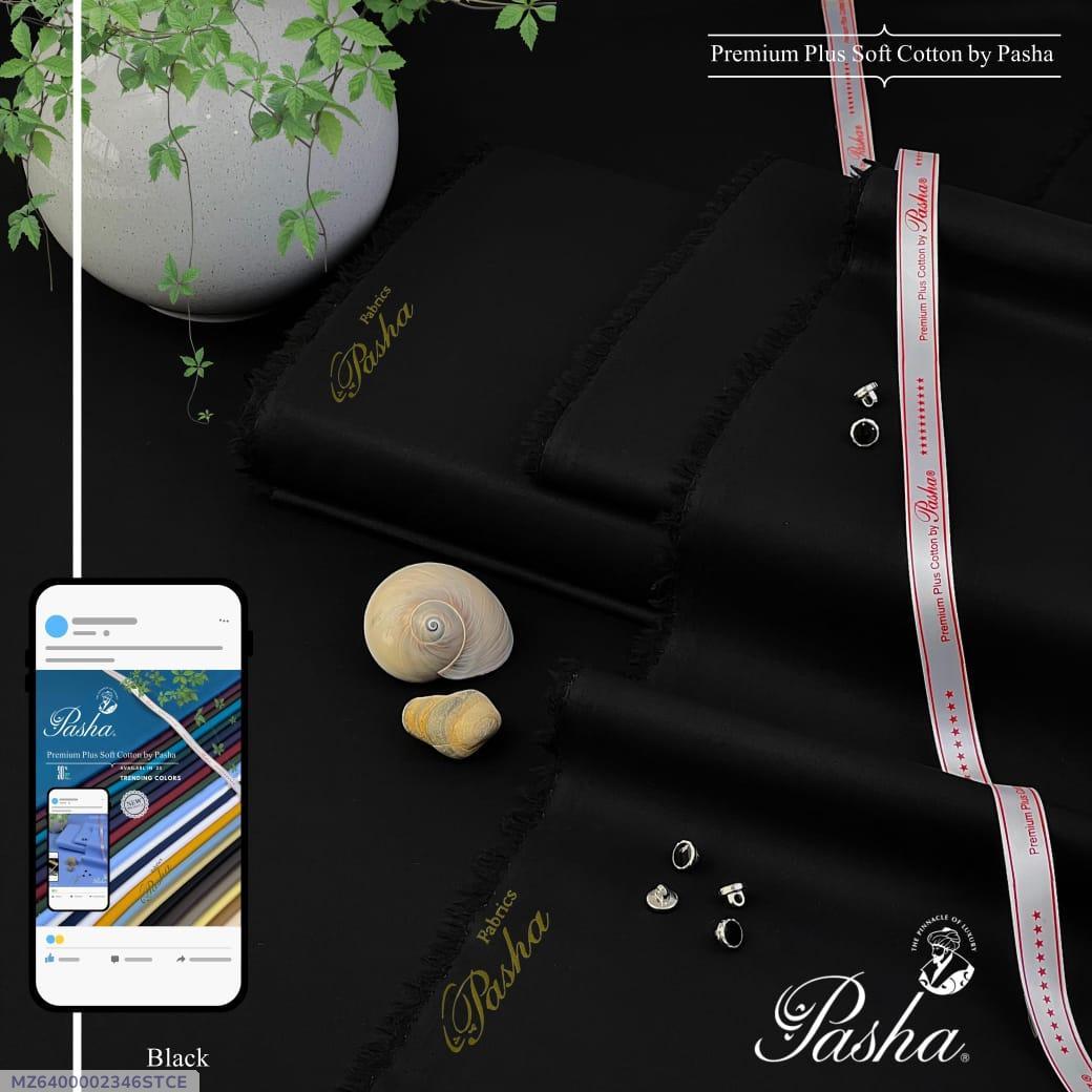 Men’s Unstitched Cotton Plain Suit